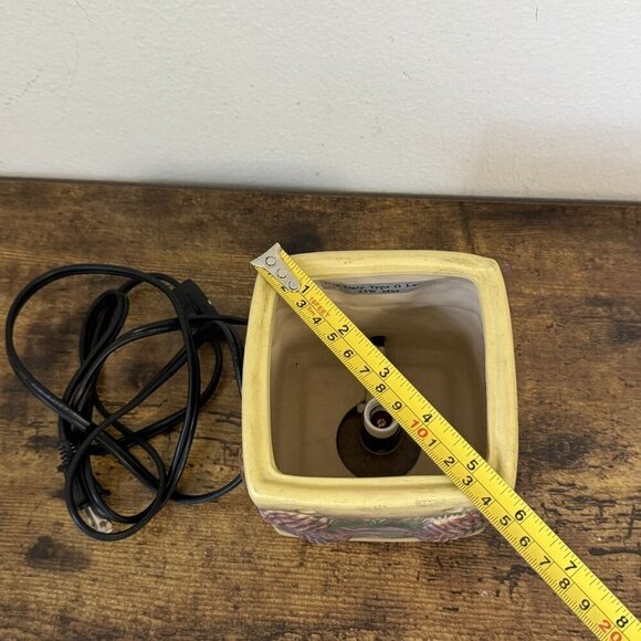 Scentsy Pinecone Wax Warmer No Lid, Tested Fall Rustic Retired 5" Height - Picture 7 of 15